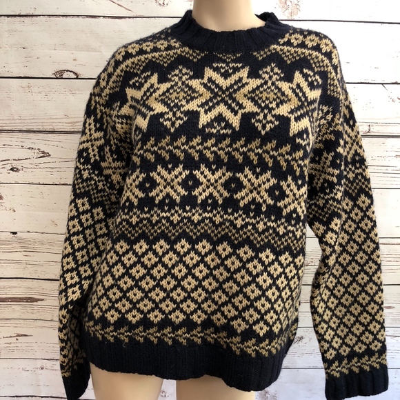 Vintage Abercrombie Wool Sweater Small 